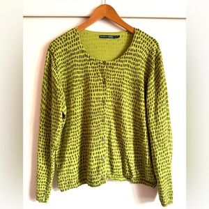 Gudrun Sjoden cardigan sweater green apple, XL XXL